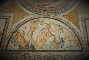Villa Romana de Carranque, baño de Diana