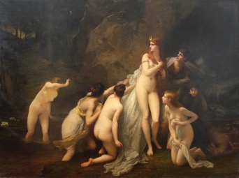 Diana sorprendida, Jules Joseph Lefebvre, 1879
